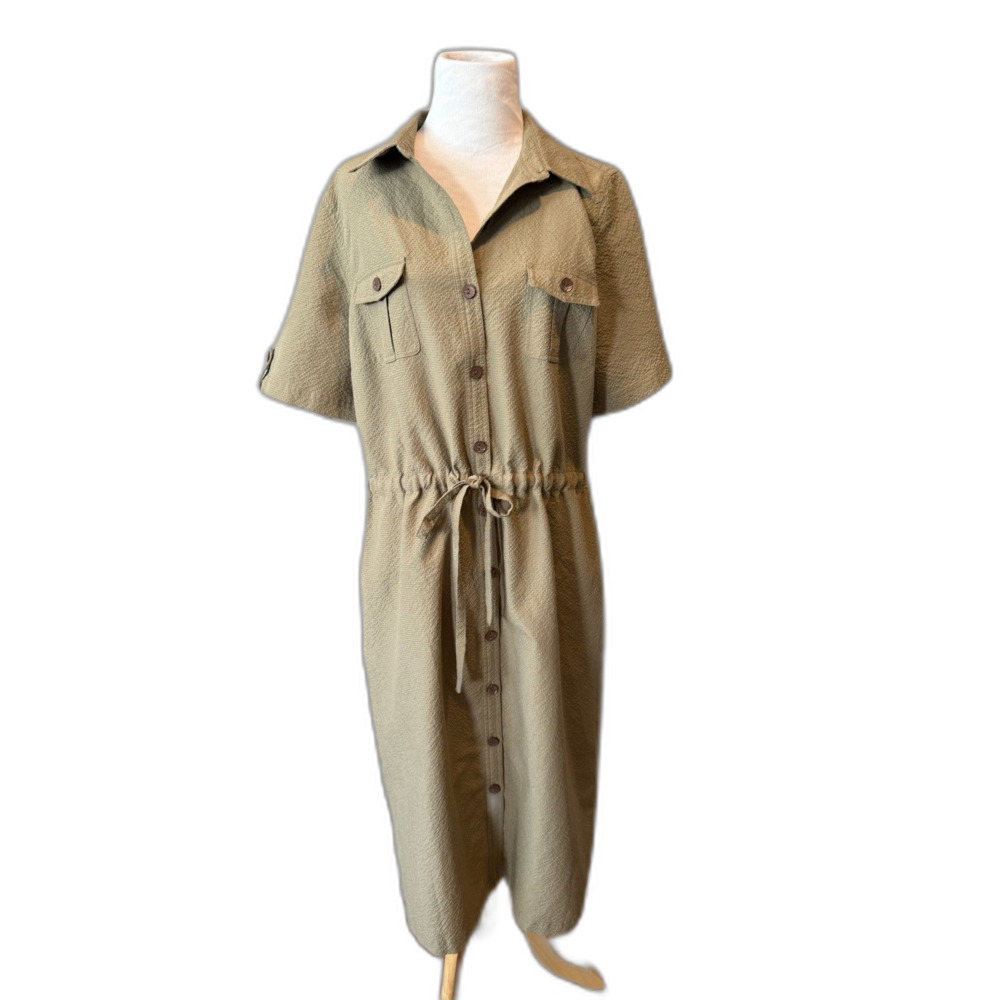 12 Appleseeds Green shirts dress